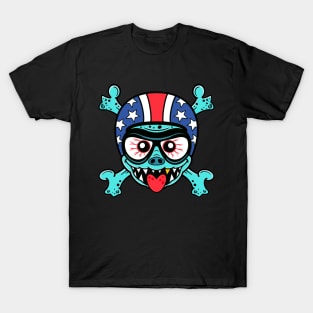 Whacky Bat Biker T-Shirt